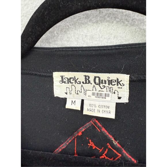 Jack B Quick Womens Multicolor Embroidered Cardigan Blouse Top Size Medium - Picture 3 of 8